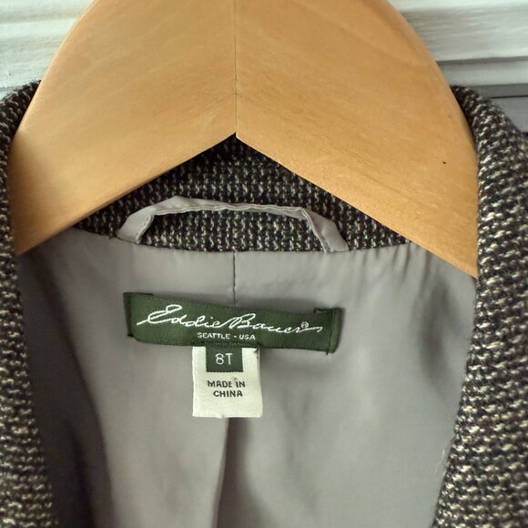 Eddie Bauer Tweed Blazer 8 Tall - Picture 3 of 5